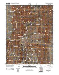 Malmsten Peak Utah Historical topographic map, 1:24000 scale, 7.5 X 7.5 Minute, Year 2011