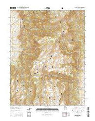 Malmsten Peak Utah Current topographic map, 1:24000 scale, 7.5 X 7.5 Minute, Year 2014