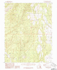 Mancos Jim Butte Utah Historical topographic map, 1:24000 scale, 7.5 X 7.5 Minute, Year 1985