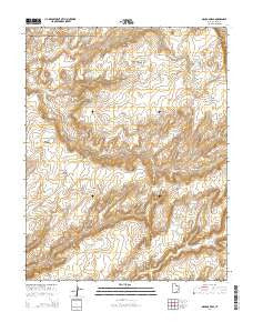 Mancos Mesa Utah Current topographic map, 1:24000 scale, 7.5 X 7.5 Minute, Year 2014