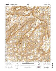Mancos Mesa NE Utah Current topographic map, 1:24000 scale, 7.5 X 7.5 Minute, Year 2014