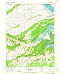 Manila Utah Historical topographic map, 1:24000 scale, 7.5 X 7.5 Minute, Year 1963