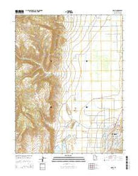 Manti Utah Current topographic map, 1:24000 scale, 7.5 X 7.5 Minute, Year 2014