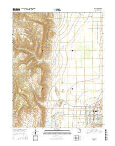Manti Utah Current topographic map, 1:24000 scale, 7.5 X 7.5 Minute, Year 2014