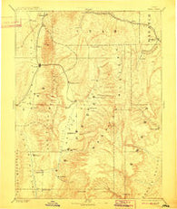 Manti Utah Historical topographic map, 1:250000 scale, 1 X 1 Degree, Year 1885