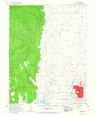 Manti Utah Historical topographic map, 1:24000 scale, 7.5 X 7.5 Minute, Year 1965