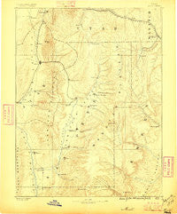 Manti Utah Historical topographic map, 1:250000 scale, 1 X 1 Degree, Year 1885