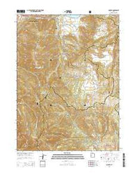 Mantua Utah Current topographic map, 1:24000 scale, 7.5 X 7.5 Minute, Year 2014