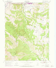 Mantua Utah Historical topographic map, 1:24000 scale, 7.5 X 7.5 Minute, Year 1955
