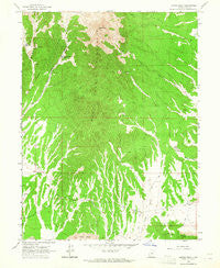 Maple Peak Utah Historical topographic map, 1:24000 scale, 7.5 X 7.5 Minute, Year 1963