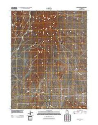 Maple Peak Utah Historical topographic map, 1:24000 scale, 7.5 X 7.5 Minute, Year 2010