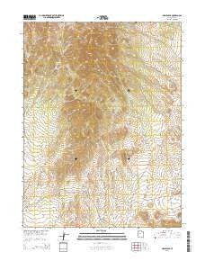 Maple Peak Utah Current topographic map, 1:24000 scale, 7.5 X 7.5 Minute, Year 2014