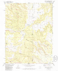 Marble Canyon Utah Historical topographic map, 1:24000 scale, 7.5 X 7.5 Minute, Year 1985