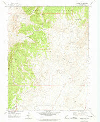Marjum Pass Utah Historical topographic map, 1:24000 scale, 7.5 X 7.5 Minute, Year 1972