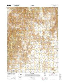 Marjum Pass Utah Current topographic map, 1:24000 scale, 7.5 X 7.5 Minute, Year 2014