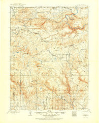 Marsh Peak Utah Historical topographic map, 1:125000 scale, 30 X 30 Minute, Year 1906