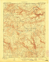 Marsh Peak Utah Historical topographic map, 1:125000 scale, 30 X 30 Minute, Year 1908