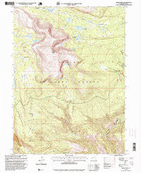 Marsh Peak Utah Historical topographic map, 1:24000 scale, 7.5 X 7.5 Minute, Year 1996