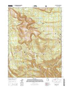 Marsh Peak Utah Current topographic map, 1:24000 scale, 7.5 X 7.5 Minute, Year 2014