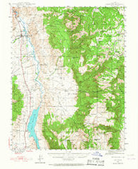 Marysvale Utah Historical topographic map, 1:62500 scale, 15 X 15 Minute, Year 1945