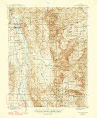 Marysvale Utah Historical topographic map, 1:62500 scale, 15 X 15 Minute, Year 1947