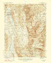 Marysvale Utah Historical topographic map, 1:62500 scale, 15 X 15 Minute, Year 1947