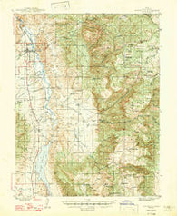 Marysvale Utah Historical topographic map, 1:62500 scale, 15 X 15 Minute, Year 1947