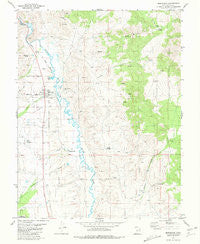 Marysvale Utah Historical topographic map, 1:24000 scale, 7.5 X 7.5 Minute, Year 1981