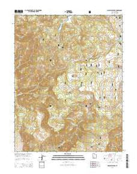 Marysvale Peak Utah Current topographic map, 1:24000 scale, 7.5 X 7.5 Minute, Year 2014