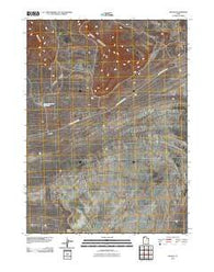 Matlin Utah Historical topographic map, 1:24000 scale, 7.5 X 7.5 Minute, Year 2011