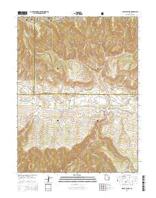 Matts Summit Utah Current topographic map, 1:24000 scale, 7.5 X 7.5 Minute, Year 2014