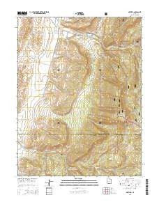 Mayfield Utah Current topographic map, 1:24000 scale, 7.5 X 7.5 Minute, Year 2014