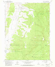 Mayfield Utah Historical topographic map, 1:24000 scale, 7.5 X 7.5 Minute, Year 1965