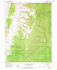 Mayfield Utah Historical topographic map, 1:24000 scale, 7.5 X 7.5 Minute, Year 1965