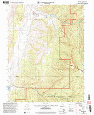 Mayfield Utah Historical topographic map, 1:24000 scale, 7.5 X 7.5 Minute, Year 2001