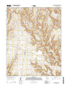 McCracken Spring Utah Current topographic map, 1:24000 scale, 7.5 X 7.5 Minute, Year 2014
