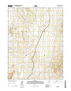McIntyre Utah Current topographic map, 1:24000 scale, 7.5 X 7.5 Minute, Year 2014