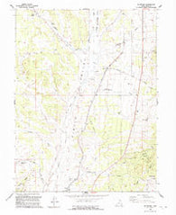 Mc Intyre Utah Historical topographic map, 1:24000 scale, 7.5 X 7.5 Minute, Year 1992