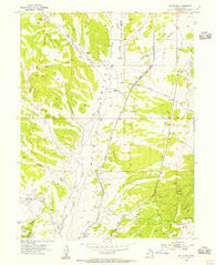 Mc Intyre Utah Historical topographic map, 1:24000 scale, 7.5 X 7.5 Minute, Year 1954