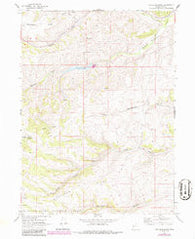 Meachum Ridge Utah Historical topographic map, 1:24000 scale, 7.5 X 7.5 Minute, Year 1968