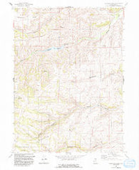 Meachum Ridge Utah Historical topographic map, 1:24000 scale, 7.5 X 7.5 Minute, Year 1991