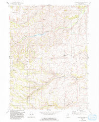 Meachum Ridge Utah Historical topographic map, 1:24000 scale, 7.5 X 7.5 Minute, Year 1991