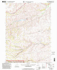 Meachum Ridge Utah Historical topographic map, 1:24000 scale, 7.5 X 7.5 Minute, Year 1998