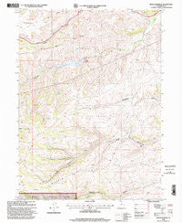 Meachum Ridge Utah Historical topographic map, 1:24000 scale, 7.5 X 7.5 Minute, Year 1998