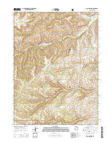 Meachum Ridge Utah Current topographic map, 1:24000 scale, 7.5 X 7.5 Minute, Year 2014