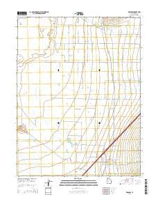 Meadow Utah Current topographic map, 1:24000 scale, 7.5 X 7.5 Minute, Year 2014