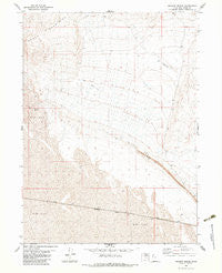 Meadow Spring Utah Historical topographic map, 1:24000 scale, 7.5 X 7.5 Minute, Year 1983