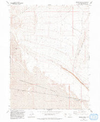 Meadow Spring Utah Historical topographic map, 1:24000 scale, 7.5 X 7.5 Minute, Year 1991