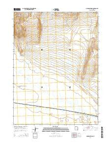 Meadow Spring Utah Current topographic map, 1:24000 scale, 7.5 X 7.5 Minute, Year 2014