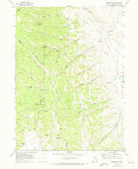 Meadowville Utah Historical topographic map, 1:24000 scale, 7.5 X 7.5 Minute, Year 1969